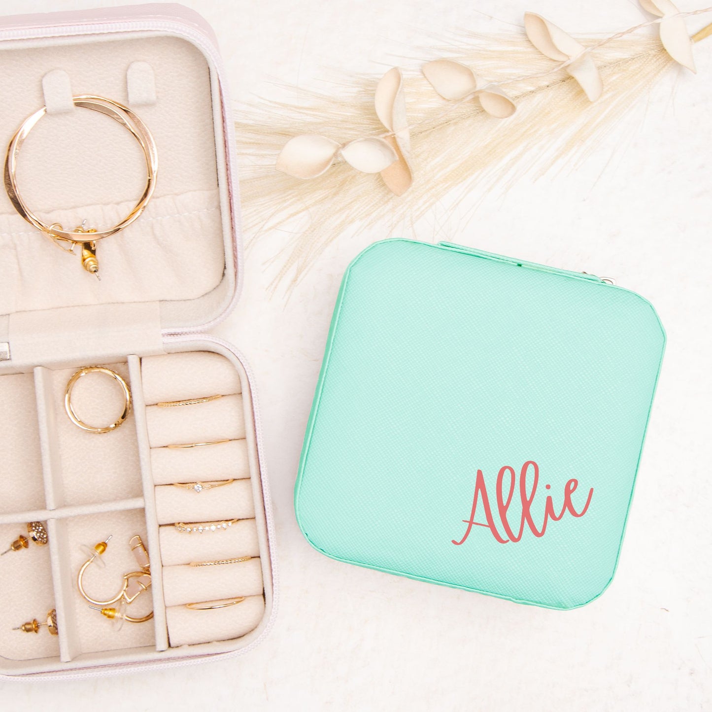 Personalized Jewelry Travel Case