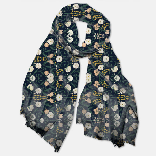 Lightweight Art Nouveau Pashmina Scarf