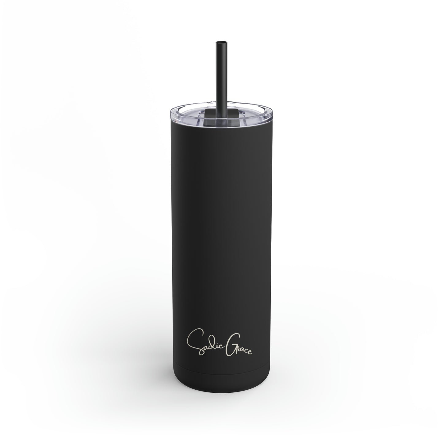 Personalized Skinny Matte Tumbler, 20oz, Stainless Steel Travel Mug