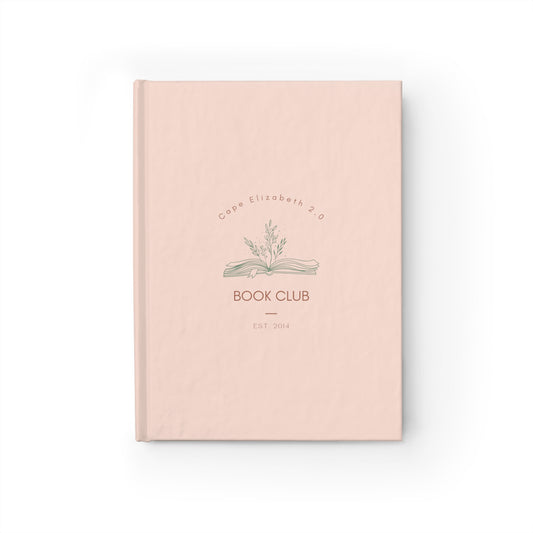 Customized Hard Cover Book Club Journal