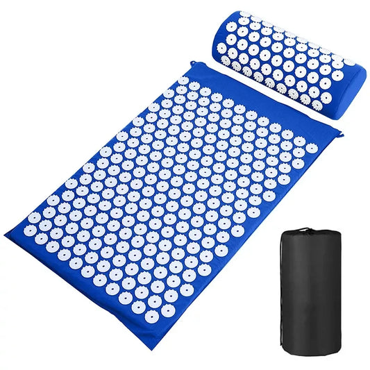 AcuRelax Acupressure Mat and Pillow Set for Back, Neck, Lower Back and Feet