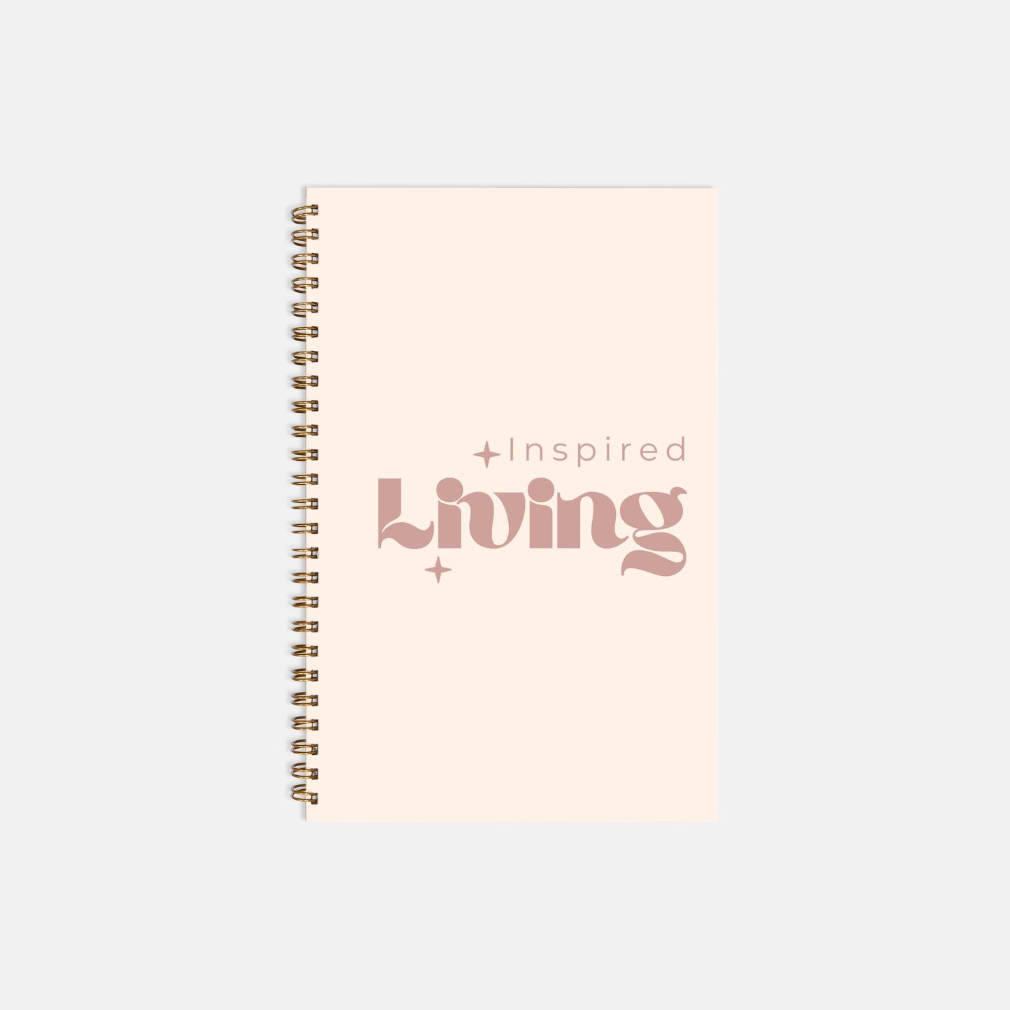 Inspired Living Hardcover Spiral Notebook 5.5 x 8.5