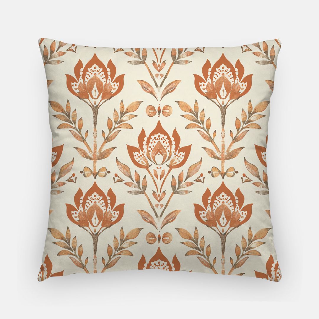 SOLEIL: Amber + Ivory 20" Pillow Cover